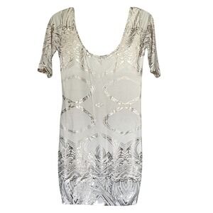 Poof! Double‎ Scoop Neck Bodycon Mini Dress